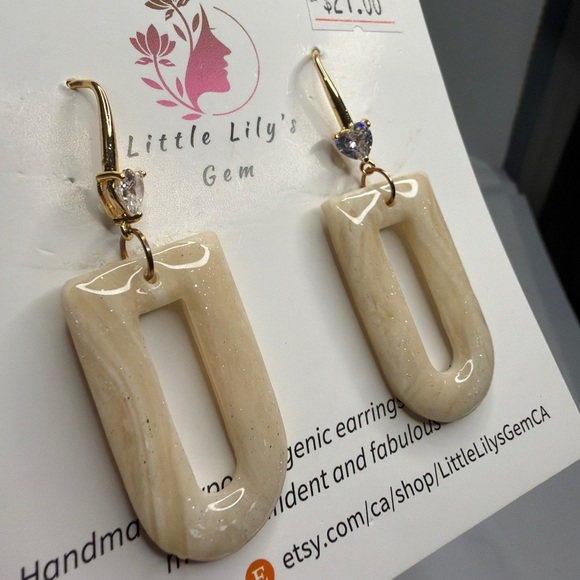 Little Lily’s Gem Jewelry - Handmade polymer clay Earrings